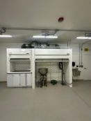 Used Hemco Fume Hood w/ Drain Droyd & Mixer. Model 45521