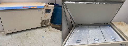 Used Across International 21 CuFt -86C Ultra Low Temp Chest Freezer. Model Glacier-21
