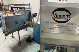 Used Vincent Corporation Compact Screw Press. Model CP-4-VT.