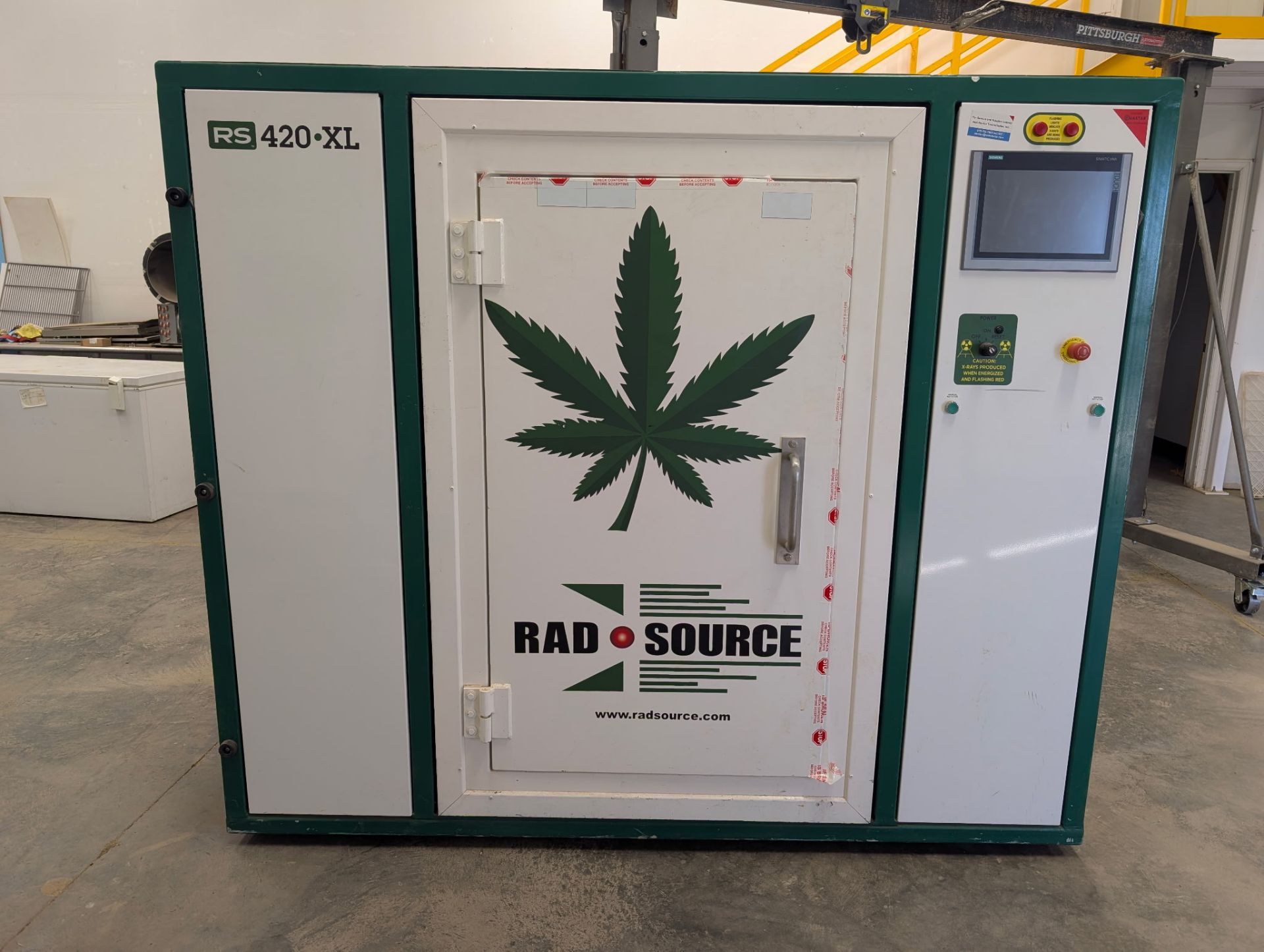 Radsource LOCATED IN TONOIPAH, NV- Used RadSource 420-XL High-Capacity Cannabis ...