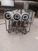 Used Pentair Stainless Steel Rack Mounted R/O System. Model 80245-3