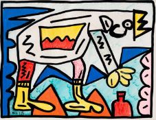 Thierry Noir (1958 Lyon – lebt in Berlin)