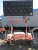 2003 WANCO SOLAR CONSTRUCTION ARROW BOARD TRAILER, VIN: 5F11S101331000889, NO REGISTRATION