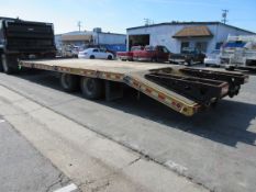 1996 TRAIL KING 26 FT FLATBED TRAILER WITH RAMPS, 2-AXLE, VIN: 1TKC02629TMO14471, LIC: 4JJ8061