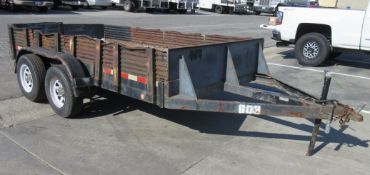 2001 MAC TRAILER COMPANY 14FT TRAILER 1/2 SIDE DUMP TRAILER, 2 AXLE, VIN: 1M9FS14251B254487, LIC: