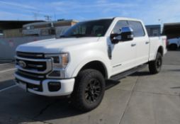 2022 FORD F-250 F-SERIES SUPER DUTY PLATINUM PICKUP TRUCK, CREW CAB, 4WD, 8 CYLINDERS T 6.7L POWER