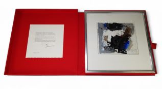 Kunst: Gerriet Postma, monografie met originele gelijste gouache