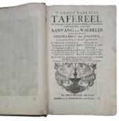 Antiquarisch: Jacques Basnage: 't Groot Waerelds Tafereel, 1721