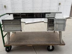 BAMBOO FIVE MIRRORED DESK