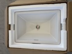20 X 14 IN. NEW CERAMIC SINK IN BOX - PERFECT CONDITION