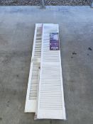 30 X 80 SET OF TWO FULL PRE-FINISHED WHITE CLOSET BIFOLD