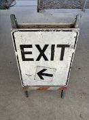 45 X 24 IN. EXIT ROAD SIGN