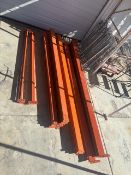 LOT OF RACKING BEAMS - (4) 8FT. (8)10FT. (3)SMALL 12FT. (6)BIG 12FT.