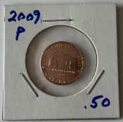 2009 P US LINCOLN ONE CENT COIN