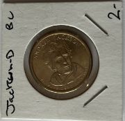 D US ANDREW JACKSON PRESIDENTIAL DOLLAR COIN