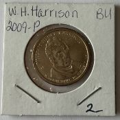 2009 P US W.H. HARRISON PRESIDENTIAL DOLLAR COIN
