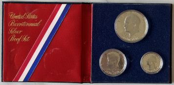 1776-1976 US BICENTENNIAL SILVER PROOF SET