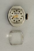 VINTAGE GERRARD 17-JEWEL POCKET WATCH IN SILVER CASE