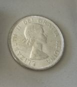 1964 CANADA CENTENIAL SILVER DOLLAR COIN