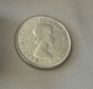 1964 CANADA CENTENIAL SILVER DOLLAR COIN