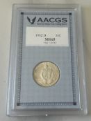 1982 D GEORGE WASHINGTON SILVER HALF DOLLAR COIN - MS65