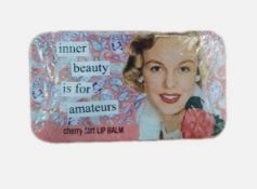 Lot of 16 Inner Beauty Is For Amateurs Cherry Tart Lip Balm