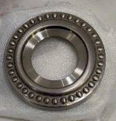 Lot of 32 Rosette - PASSAGE DOOR HANDLE TRIM SATIN NICKEL PA-AB-150