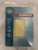Lot of 37 GE Dimmer Touch Switch & Wall Plate - Single Pole, 120V / 600 Watts - Beige NIP