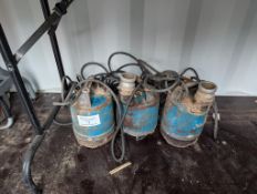 3 Submersible Pumps for Parts or Repair