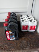 8 Jugs of No Toil Filter Oil and 5 Jugs of Motul Oil