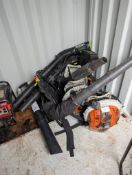 Lot of Assorted Leaf Blowers for Parts