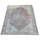 A Turkish handmade carpet, 282 x 216cm.