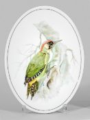 Porzellanbild mit Malerei von Brigitte Holtz