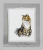 Porzellanbild mit Malerei von Brigitte Holtz