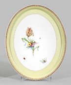 Ziertablett mit Malerei von Brigitte Holtz