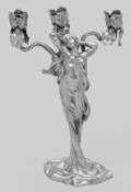 Figürlicher Tischleuchter im Jugendstil