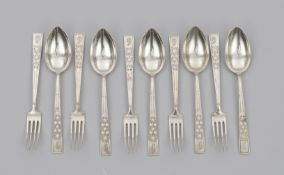 Restbesteck mit Margeriten-Dekor