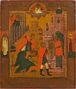 Ikone "Enthauptung Johannes des Vorläufers"