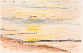 Lyonel Feininger – Sonnenuntergang an der Ostseeküste (Sunset on the Baltic Sea).