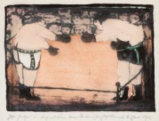 Albert Ebert – Die Boxer.