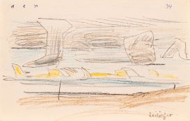 Lyonel Feininger – Wolkenformation über der Ostsee (Cloud Formation over the Baltic Sea).