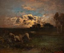 Louis Douzette – Schafe bei Krabbenort.