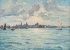 Katharina Bamberg – Blick auf Stralsund.