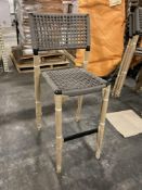 10 - Porto Bar Stool (Black/Taupe)