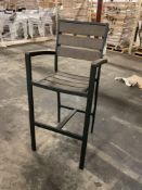10 - Metal Frame Bar Stools