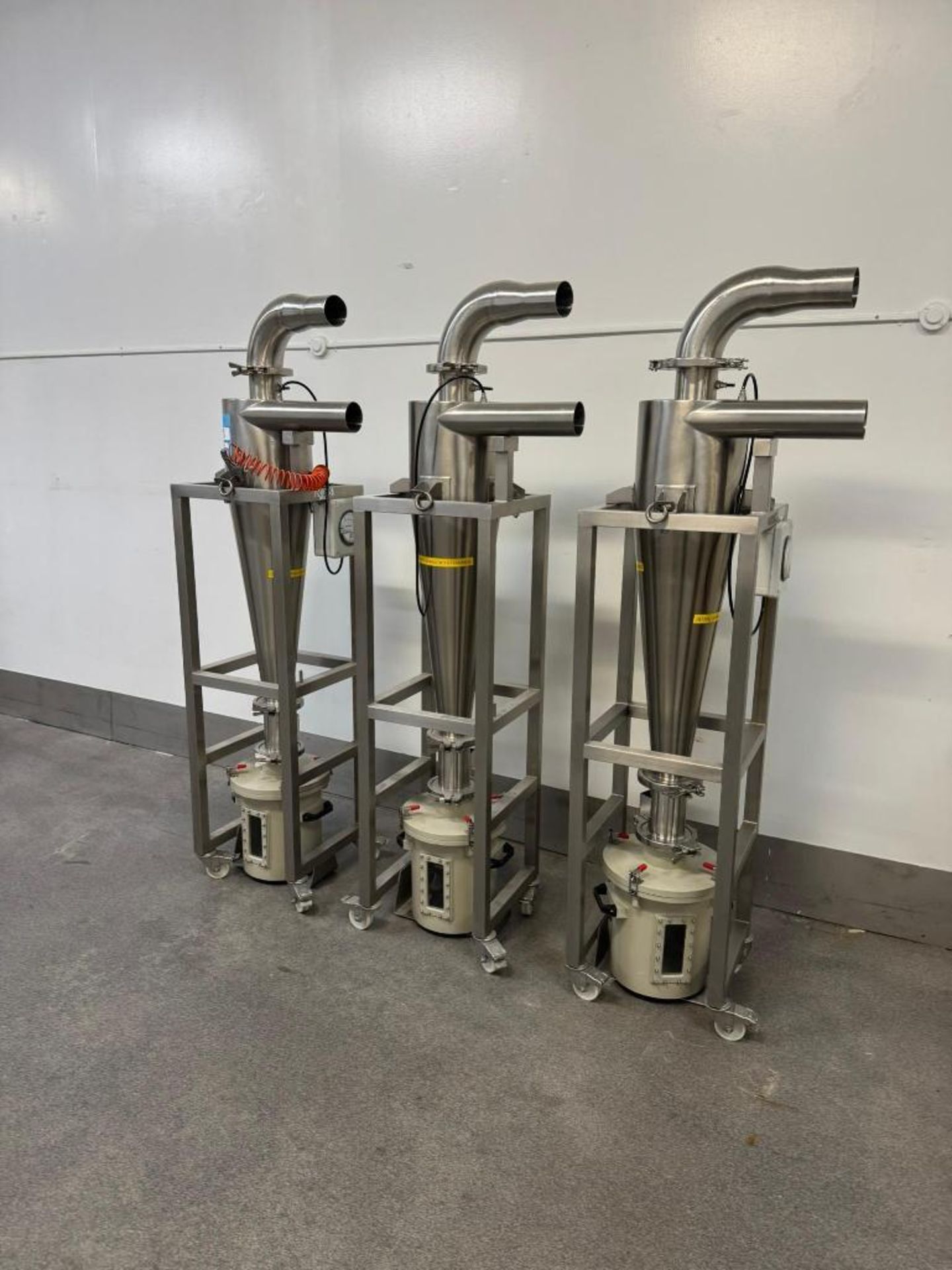 Lot Of (3) Advanced Cyclone Systems Hurricane Portable Stainless Steel ...