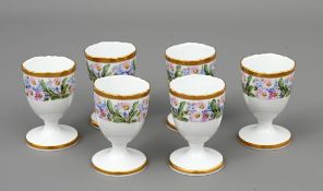 Sechs Eierbecher Meissen
