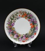 Wandteller FF-Blumenmalerei