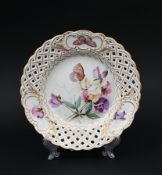 Teller mit Malerei nach Art Braunsdorf