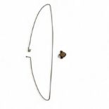 Gold Necklace with Bible Lock Pendant